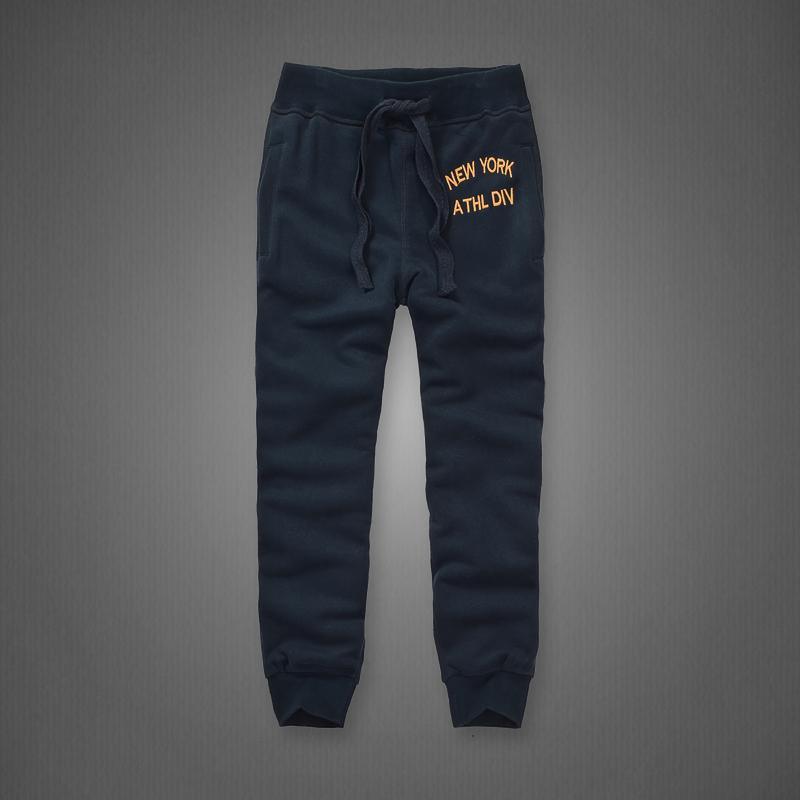 Abercrombie And Fitch New York Athletic Division Navy Blue Joggers - Obeezi