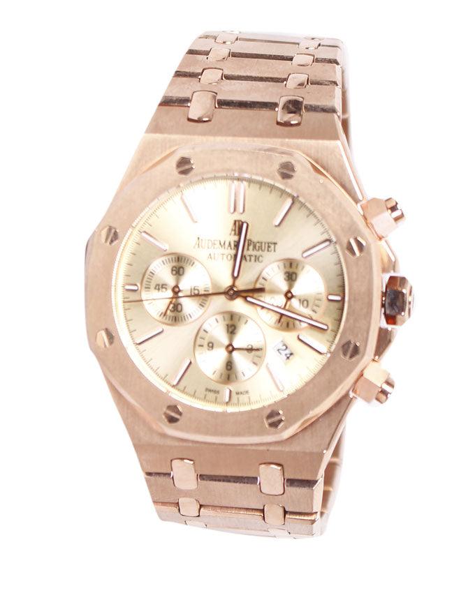Audemars Piguet Royal Oak Chronograph from the 2016 yellow gold collection - Obeezi.com