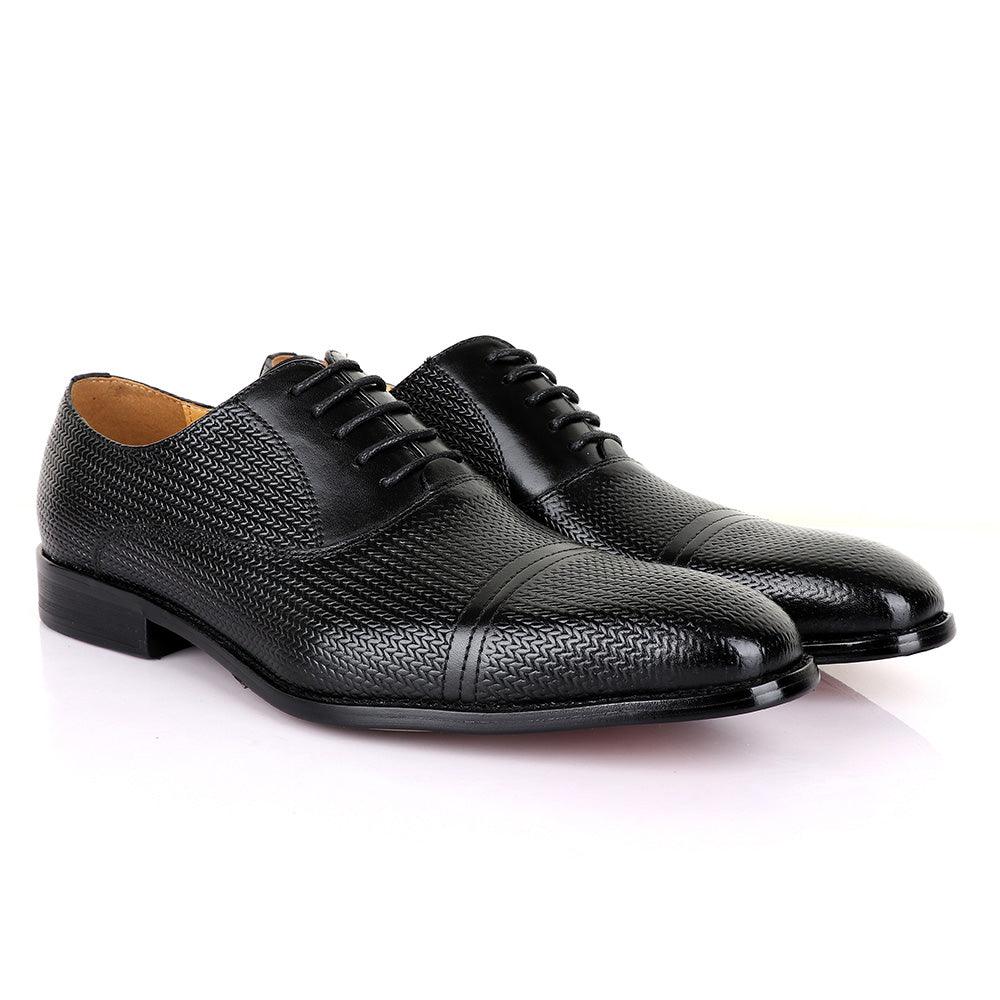 Berluti Formal Oxford Black Leather shoe - Obeezi