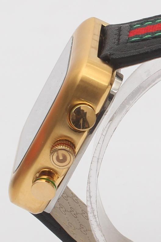 Black Leather Mens Watch - Obeezi.com