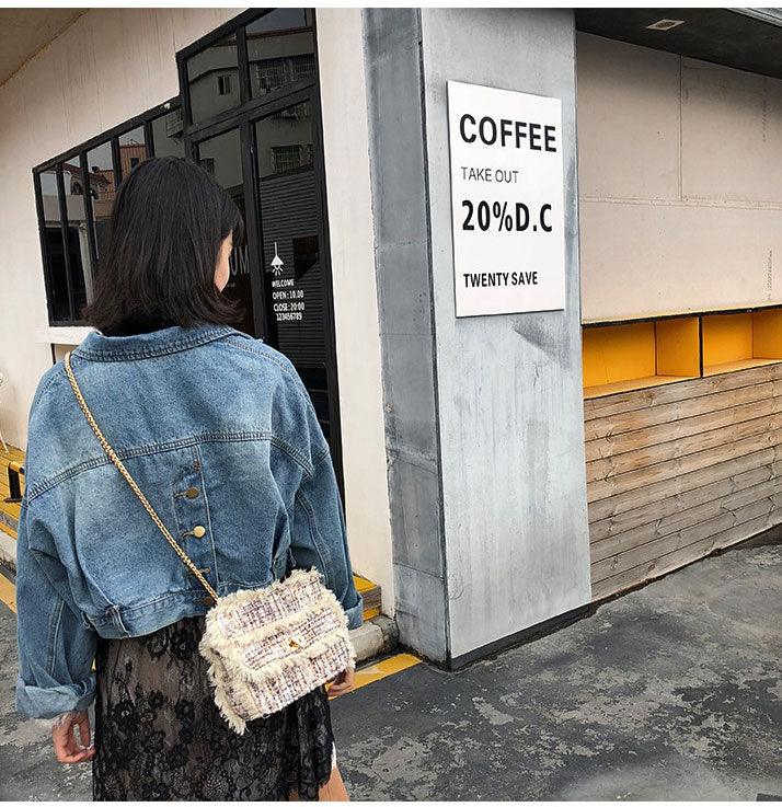 Boho Rug Sling Leather Cream Multicolored Handbag - Obeezi.com