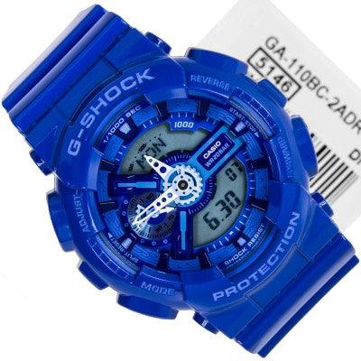 CASIO G-SHOCK BLUE MAGNETIC RESIST MEN'S WATCH GA-110BC-2A - Obeezi.com
