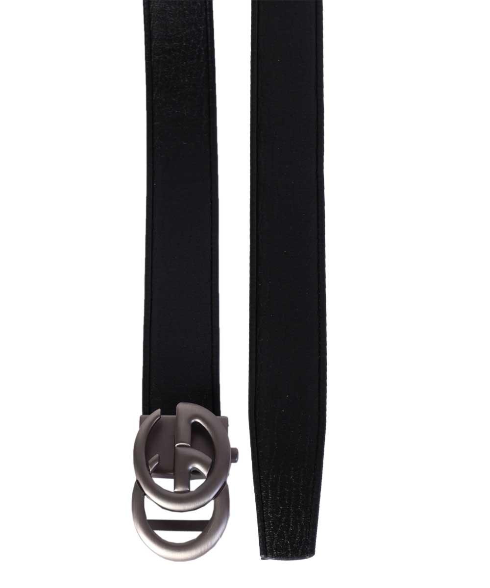 Champion Men black Leather Belt - Obeezi.com