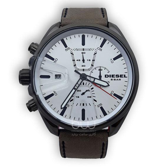 Diesel MS9 DZ4472 Brown Leather Men's Watch - Obeezi.com