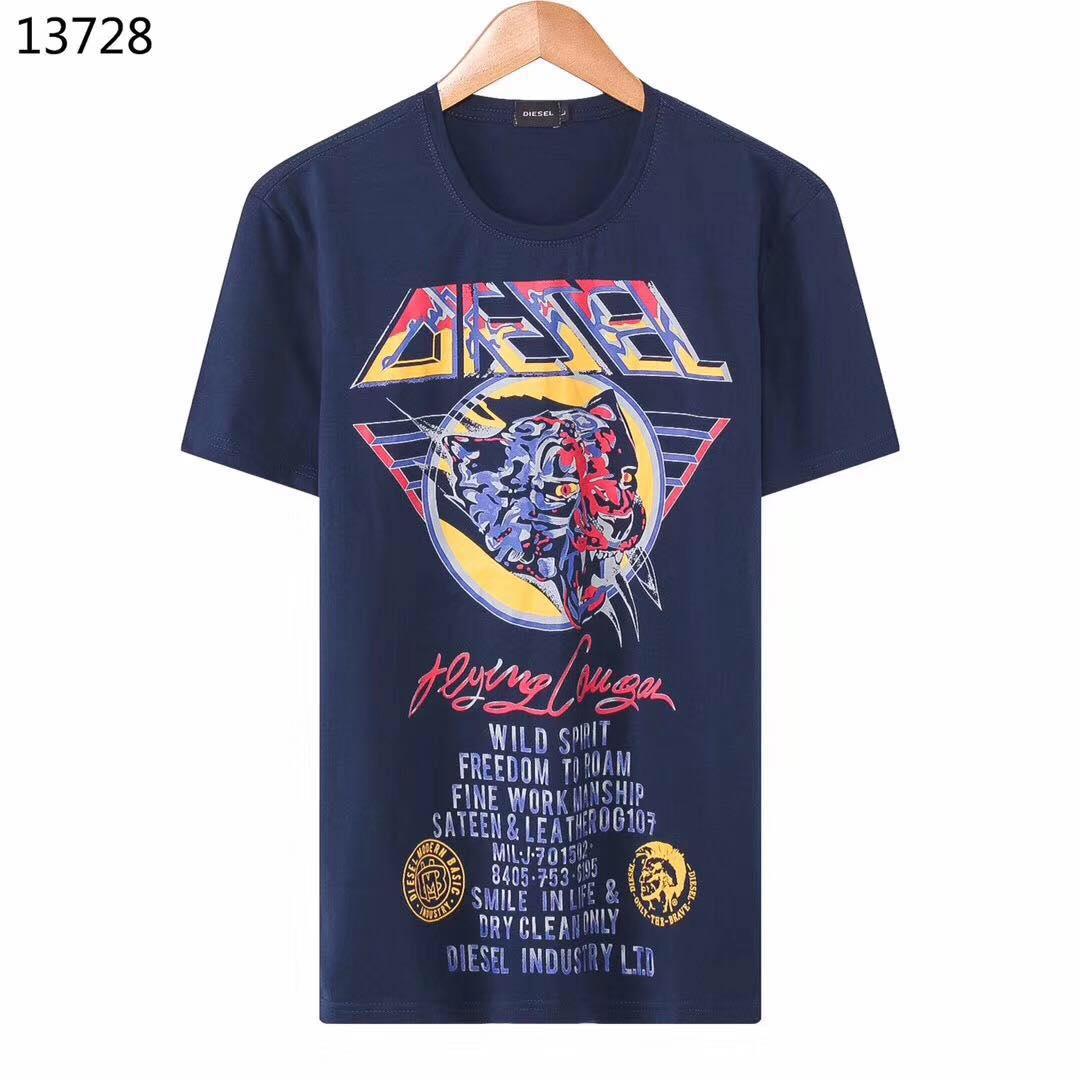 Diesel Only The Brave Logo T-shirt Navyblue - Obeezi