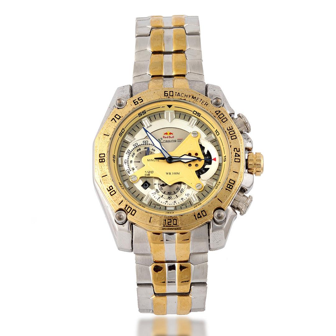 Edifice Casio Red Bull Racing Two-Toned Men's Chronograph Watch - Obeezi.com