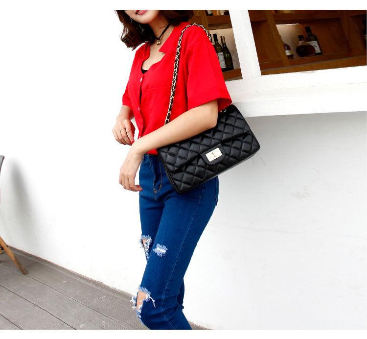 European ClassiC Design Women Tote Style Handbag-Black - Obeezi.com