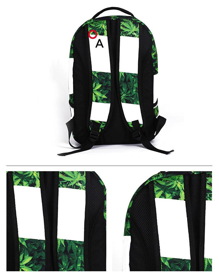 Explicits Oxford Fancy Design Backpack Green Bags - Obeezi.com