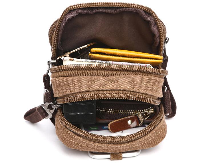 Fashionable Mobile Utility Phone Bag - Grey - Obeezi.com