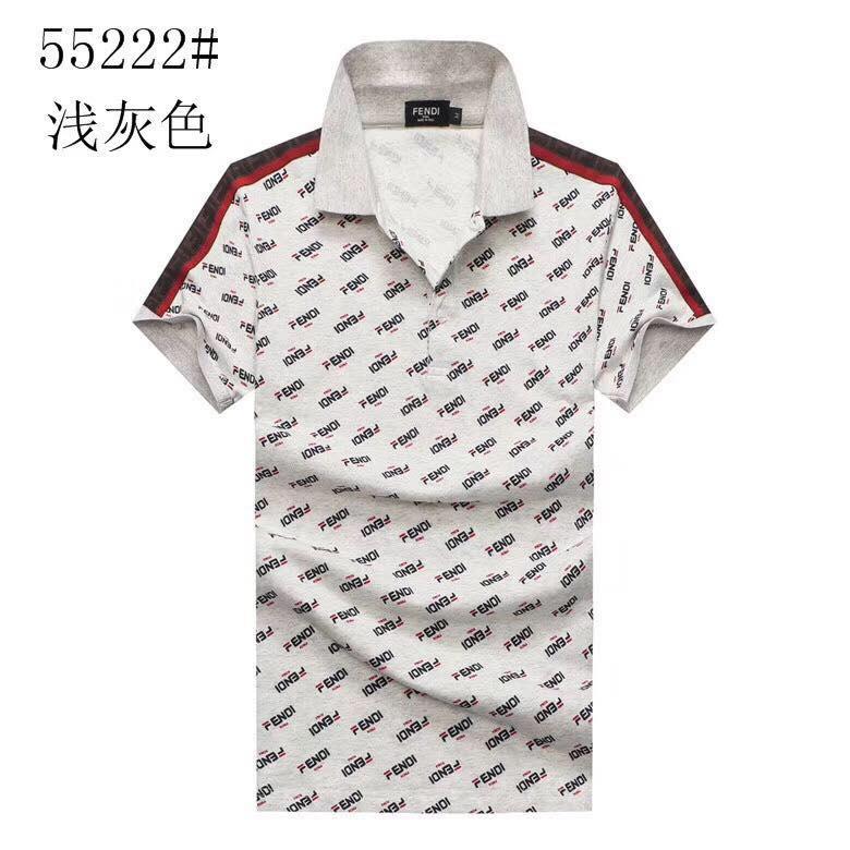 Fendi Roma Full Crested Logo Design White Polo Shirt - Obeezi