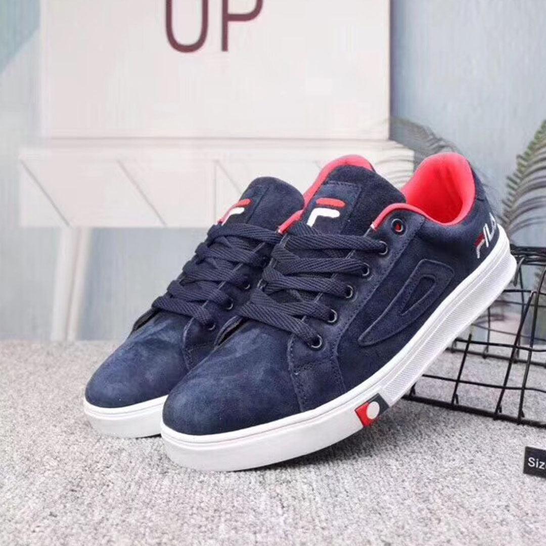 Fila Classic Modern NavyBlue and White Sneakers - Obeezi
