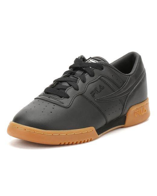 Fila Fitness Flat Black Sneakers - Obeezi