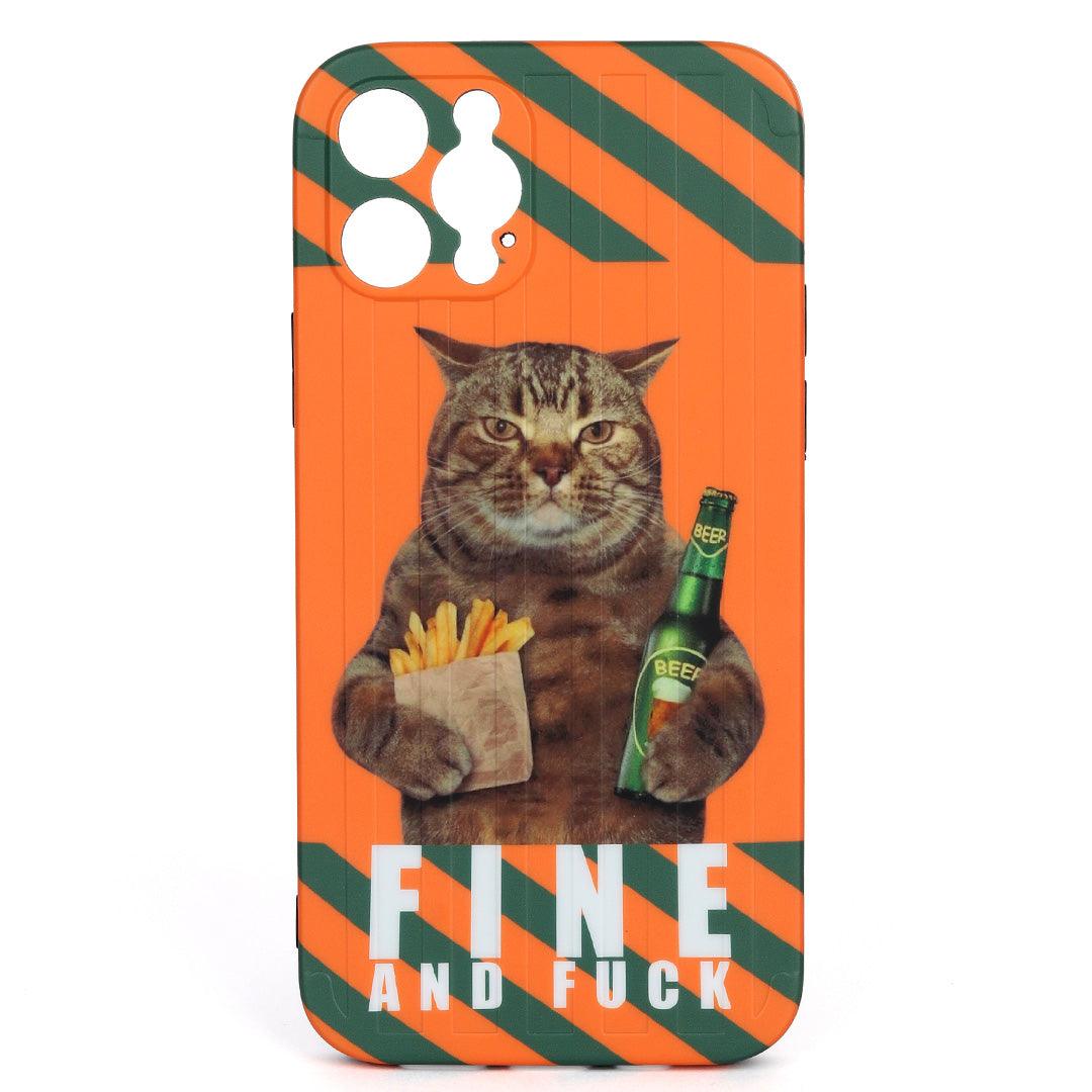 Garfield Animated Cat Designed iPhone Case- Orange - Obeezi.com