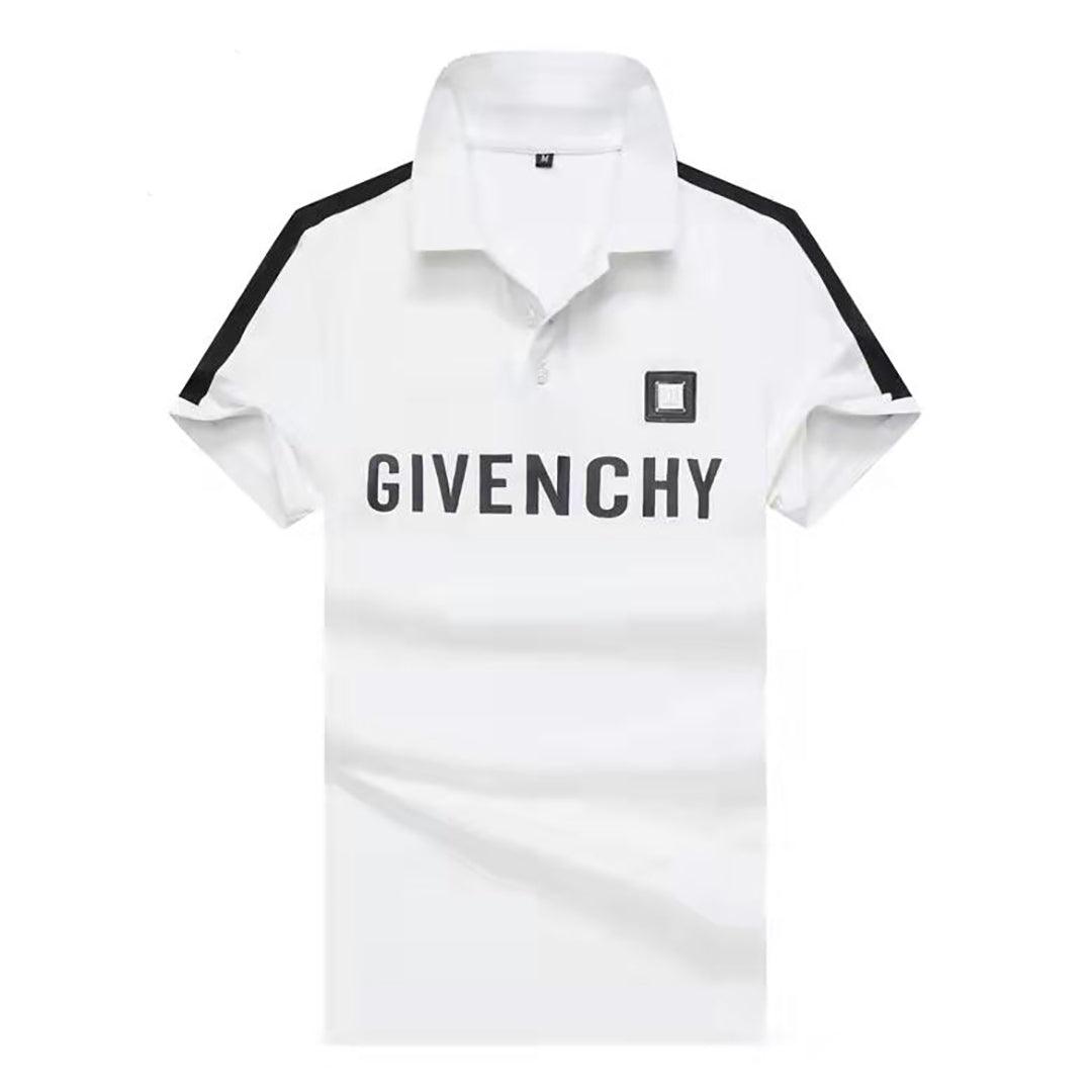 Giv Signature Undercollar Fit Polo-White - Obeezi.com