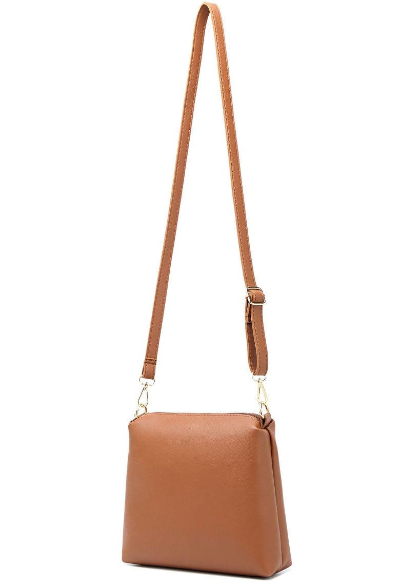 Golden metalic Design 3 in 1 woman Grey Handbags - Obeezi.com