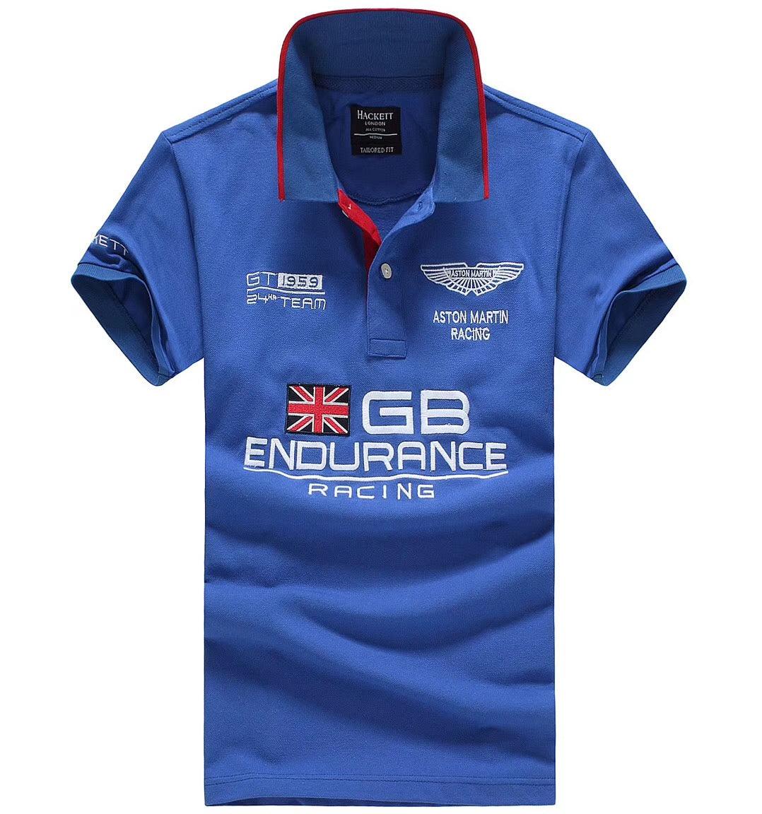 Hackett Aston Martin 1959 Racing Blue polo - Obeezi