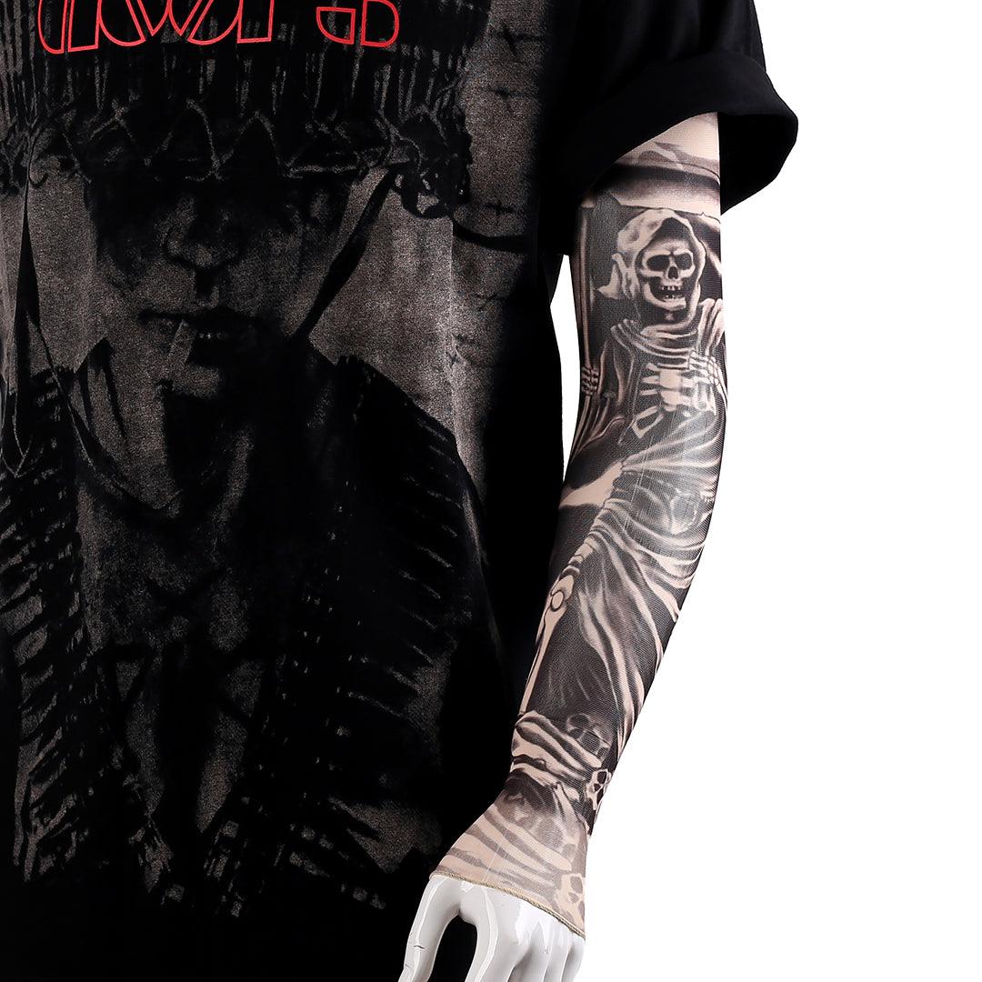 Hand Body Sleeves Full Firey Skullie - Obeezi.com