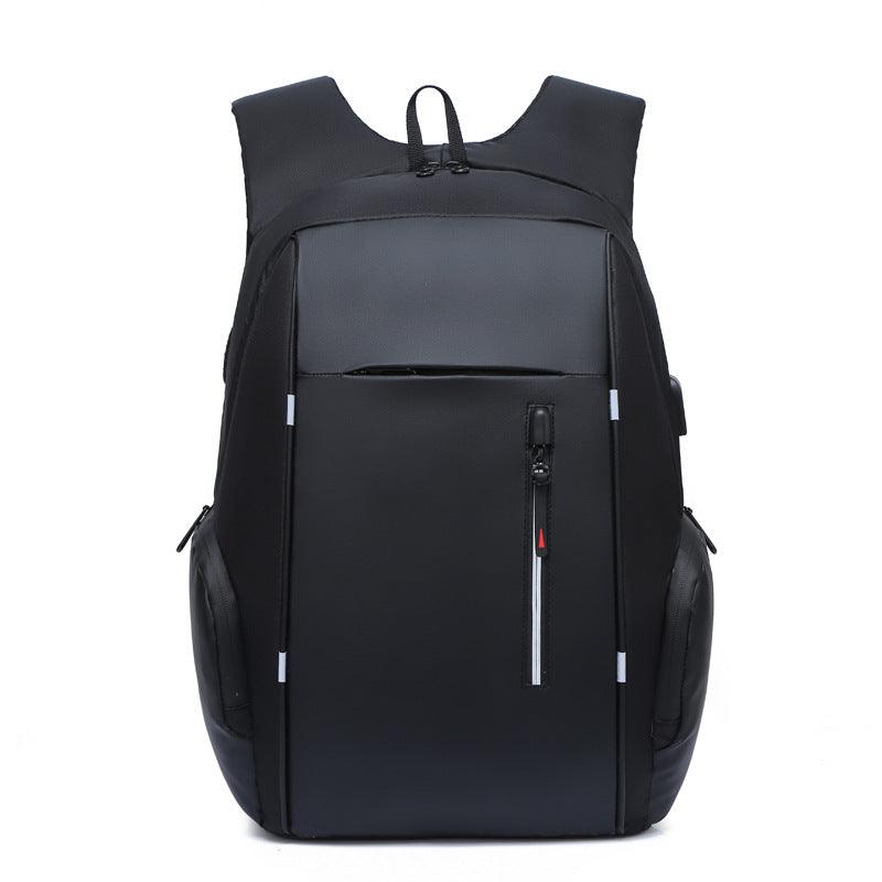 High Capacity BackPack With USB Charging Port- Black - Obeezi.com