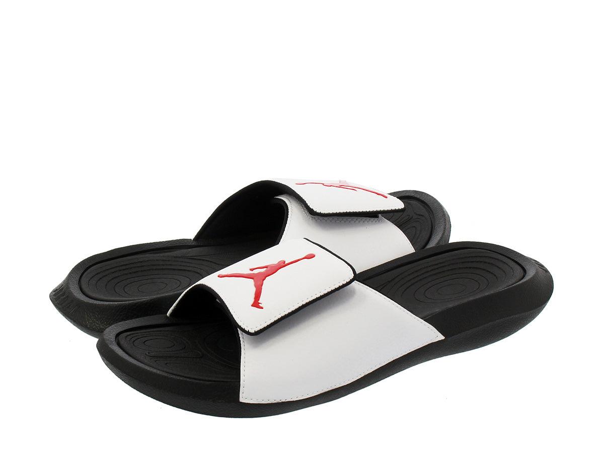 jordan hydro 6 retro black white red slide - Obeezi