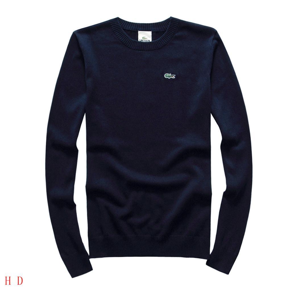 Lacoste Design Crested Fit Navy Blue Cardigan - Obeezi
