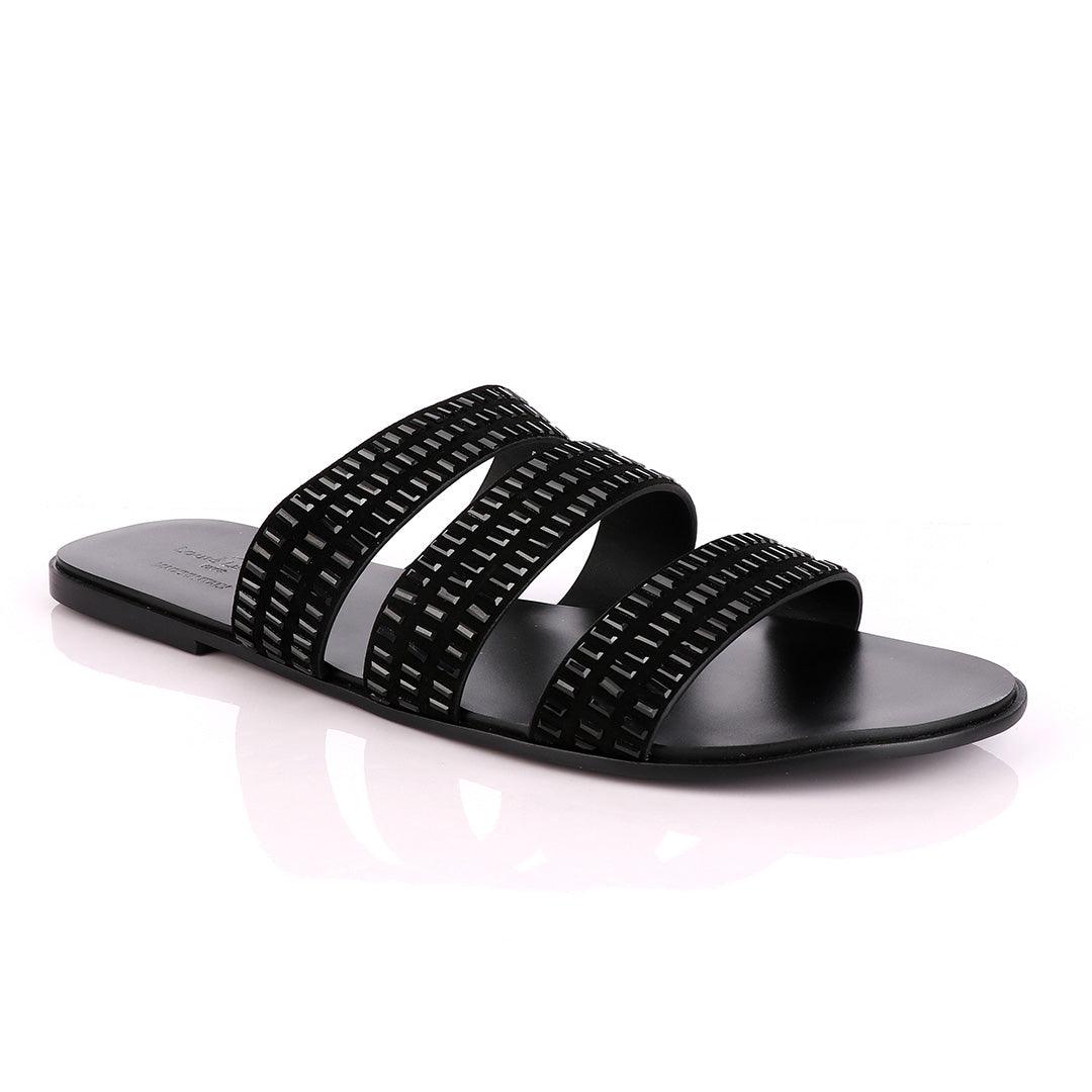 Louis Leeman Swarovski Crystal Studded Sandals - Obeezi
