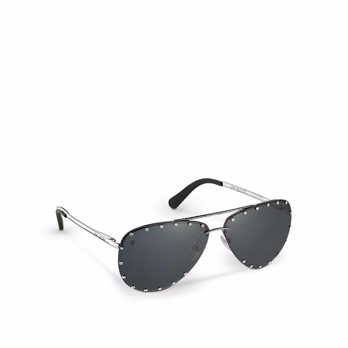 Louis Vuitton The Party Studs Detail Sunglasses Black - Obeezi.com