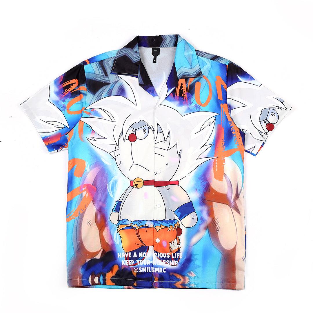 Men's Notorious Animated Designed Aloha Shirt - Obeezi.com