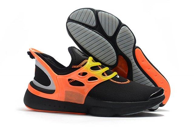 N Presto Faze Hypergate Black Orange Mens Running Sneakers - Obeezi