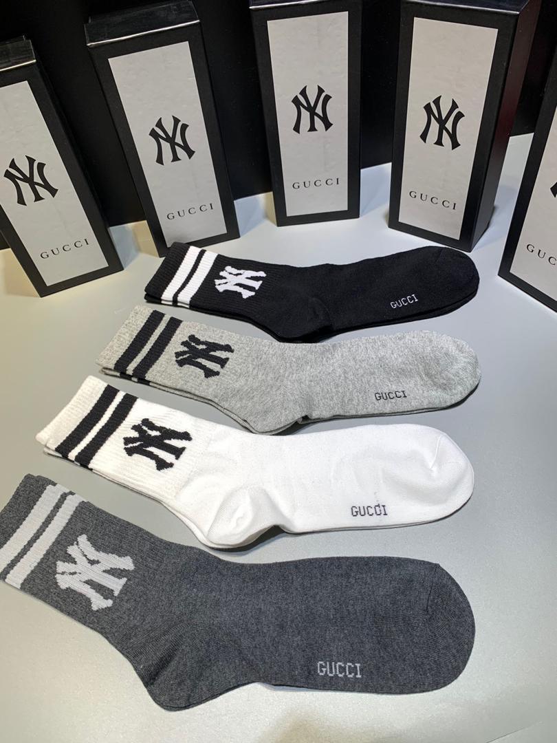 Nk 4 Pack Colour Blocked Vintage Socks - Obeezi.com