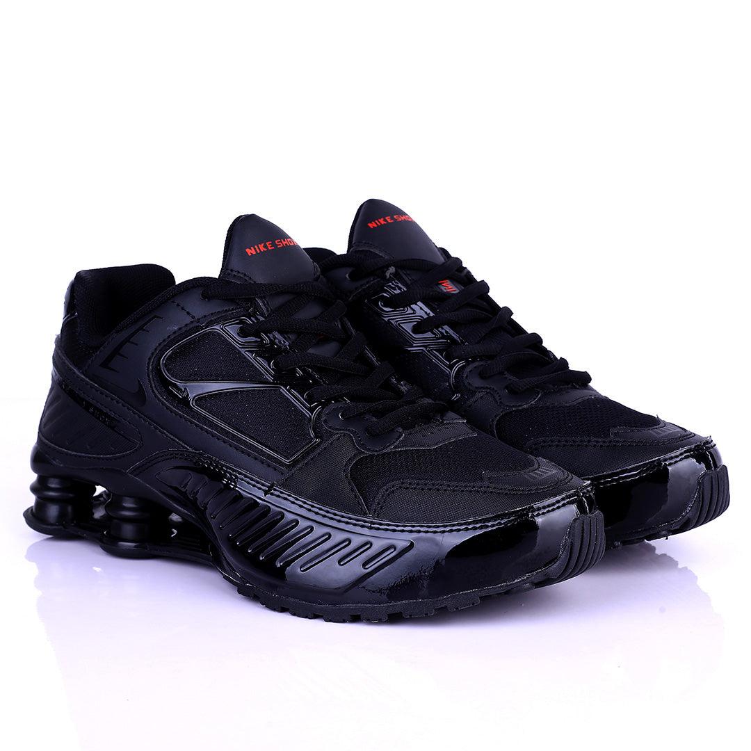 NK Flyknit Black Exquisite Designed Lace up Sneakers - Obeezi.com