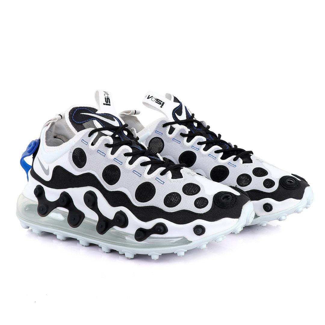 Nk Ispa Airmax 720 Adapt Black Poka Dot White Sneakers - Obeezi