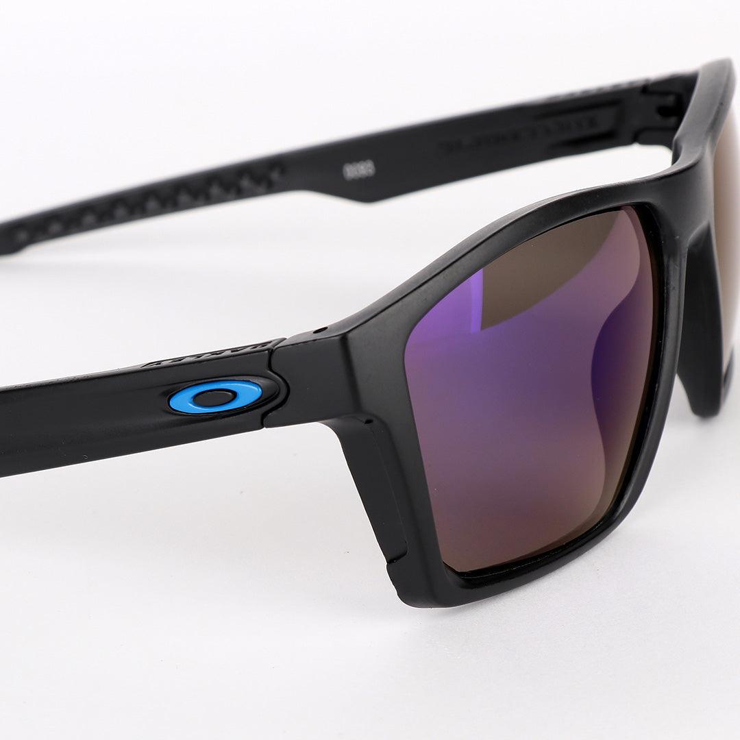 Oakley Luxury Black And Blue Lens Sunglasses - Obeezi.com