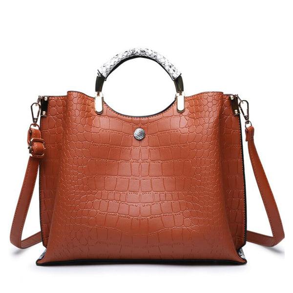 Paradise Imprint Women's Bag- Brown - Obeezi.com