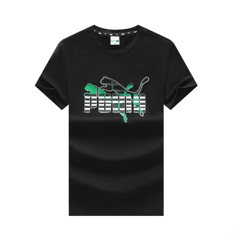 Pm Run Favourite Graphics Multicoloured Logo T-Shirt -Black - Obeezi.com