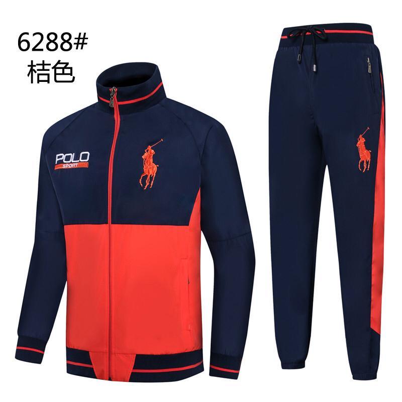 PRL Big Pony Navy Blue And Orange Sport Tracksuit - Obeezi
