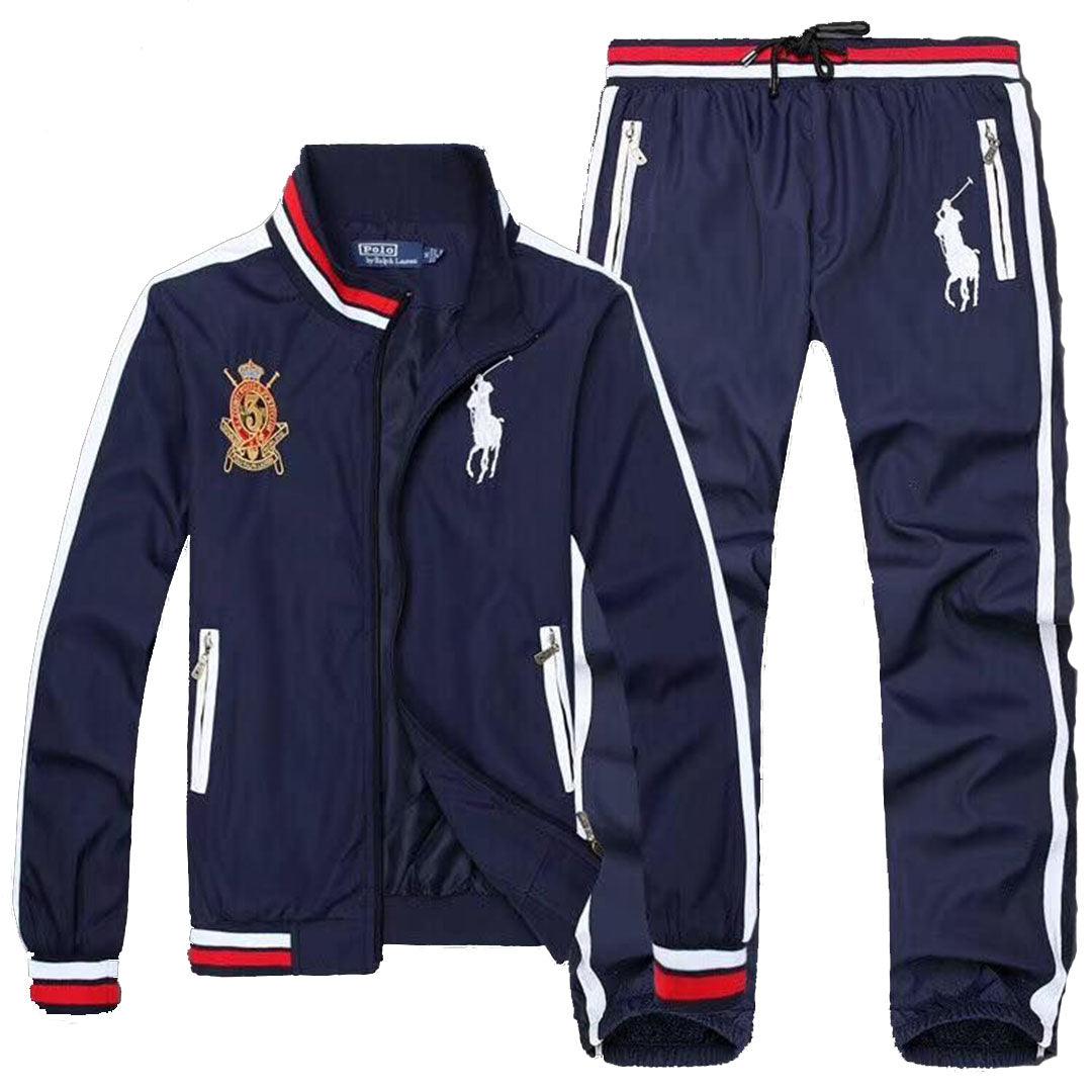 PRL Fashionable Big Pony Tailored Track Suit- NavyBlue - Obeezi