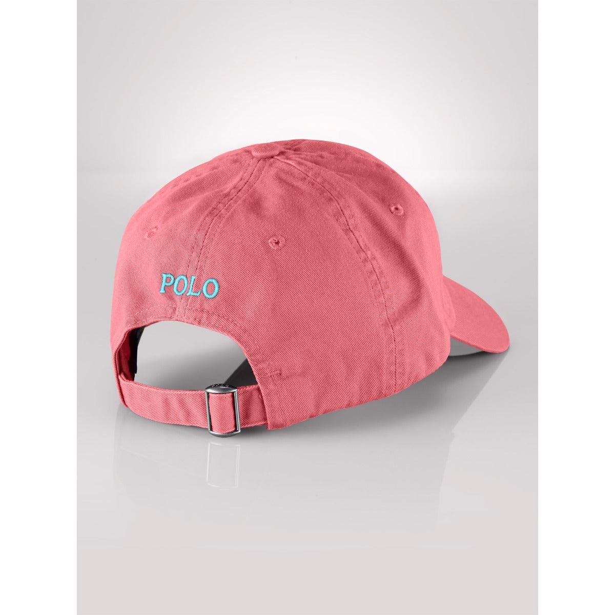 R L Embroidery Small Pony Classic Baseball Cap Light Pink - Obeezi.com