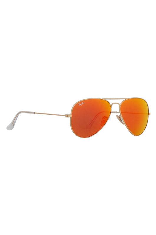 Ray-Ban 0RB3025-AVIATOR FLASH LENSES Gold SUN - Obeezi.com