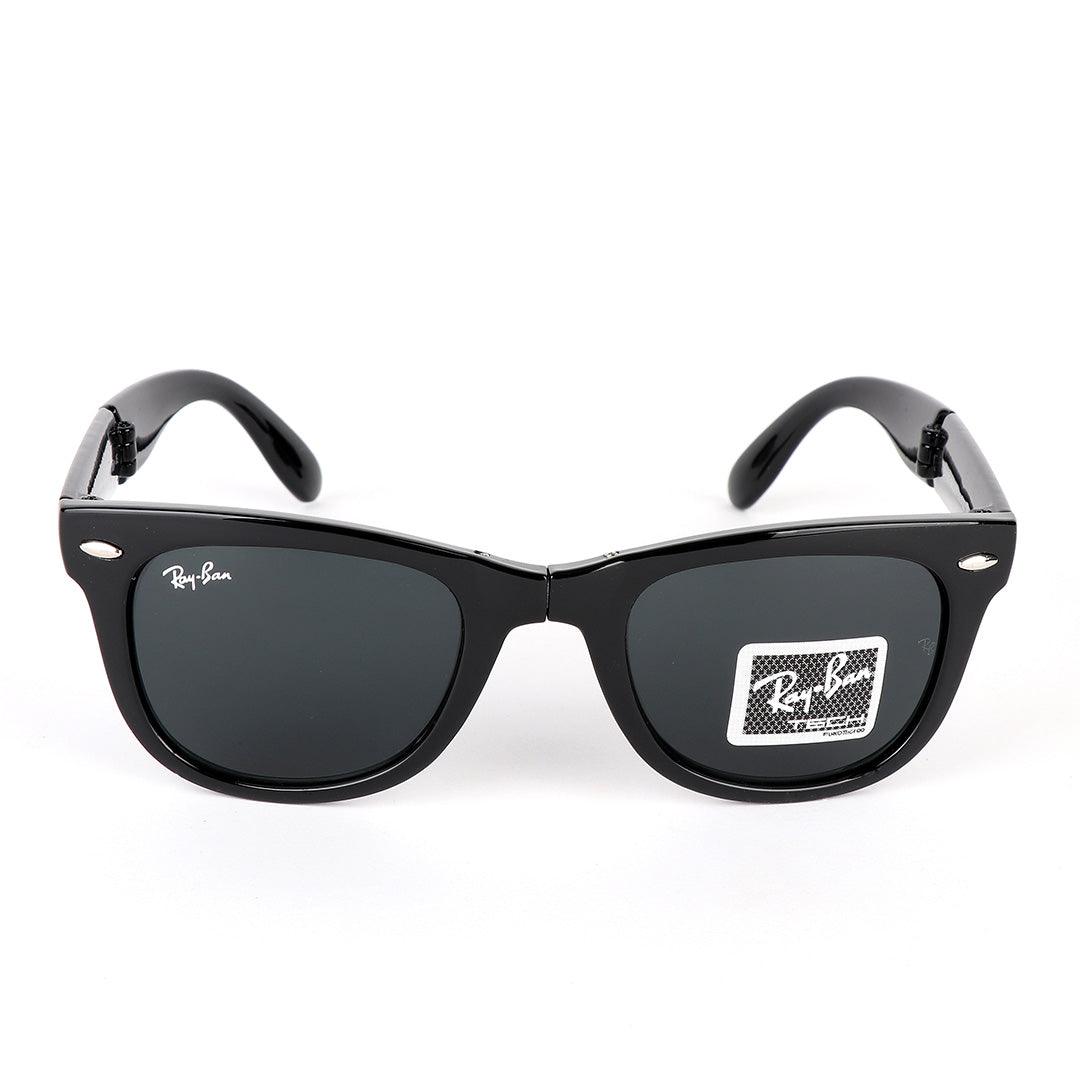 Ray-Ban Foldable Wayfarer Black Sunglasses - Obeezi.com