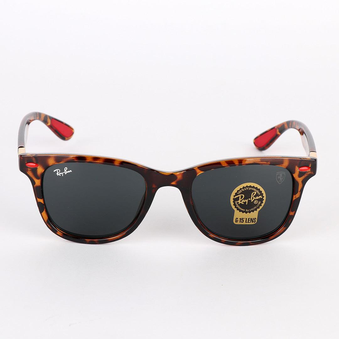 Ray-Ban Luxury Round Frame Leopard Skin Sunglasses - Obeezi.com