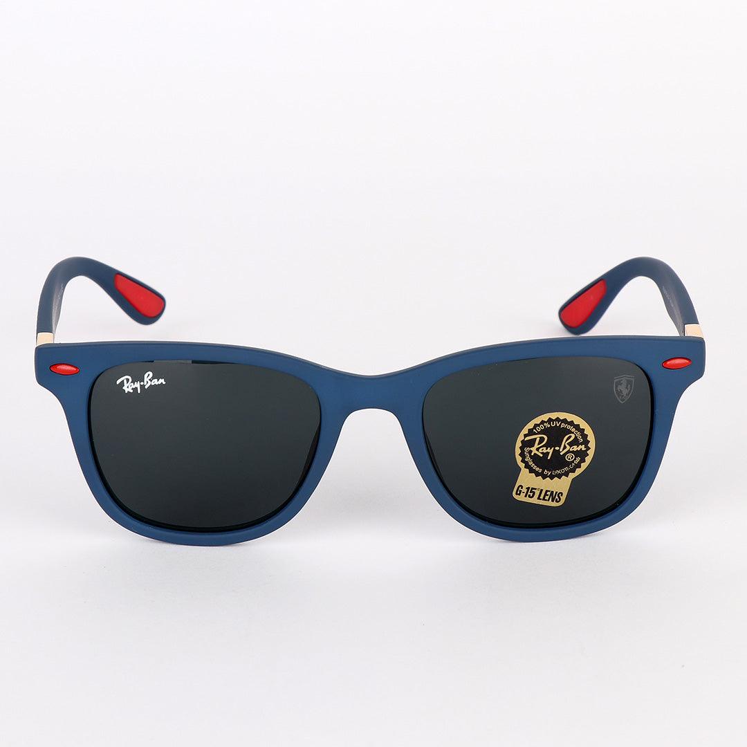 Ray-Ban Uv Protection Navyblue And Red Sunglasses - Obeezi.com
