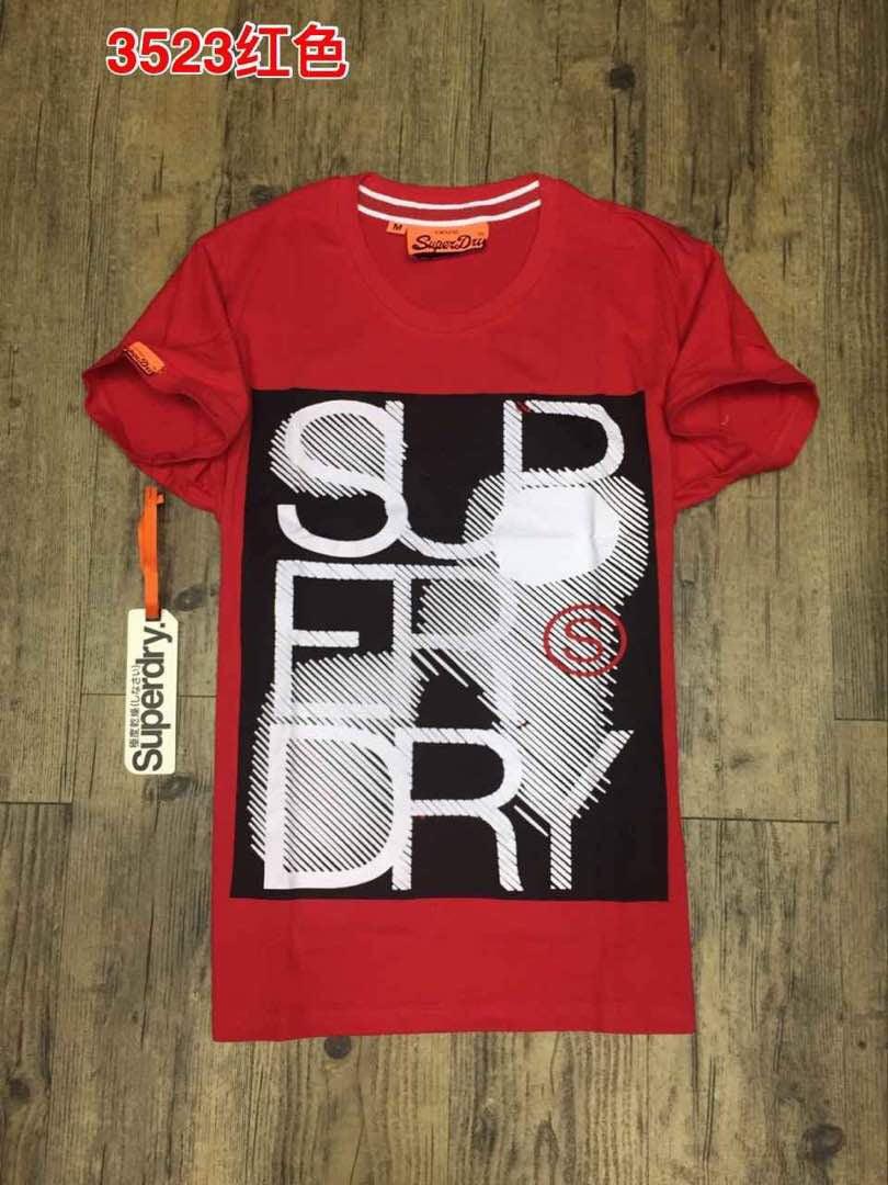 Super Dry Basic Tee Polo T-SHIRT RED - Obeezi