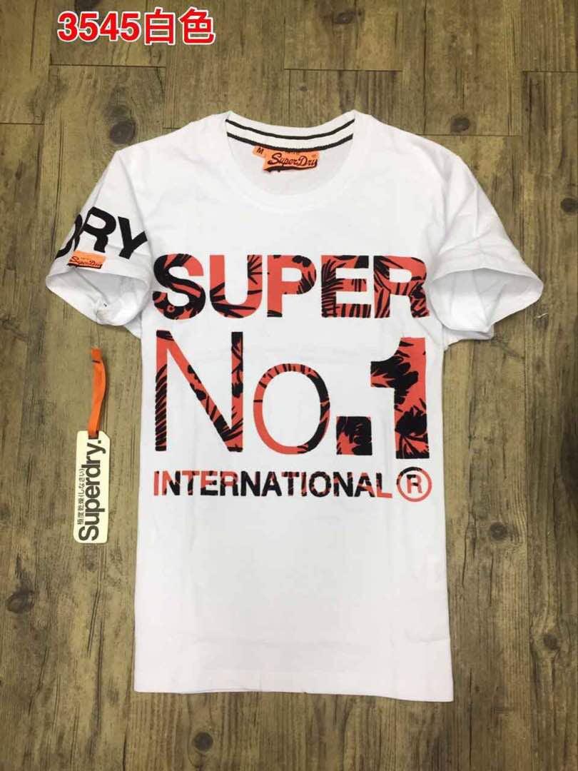 Superdry t-shirt with Super International logo-White - Obeezi