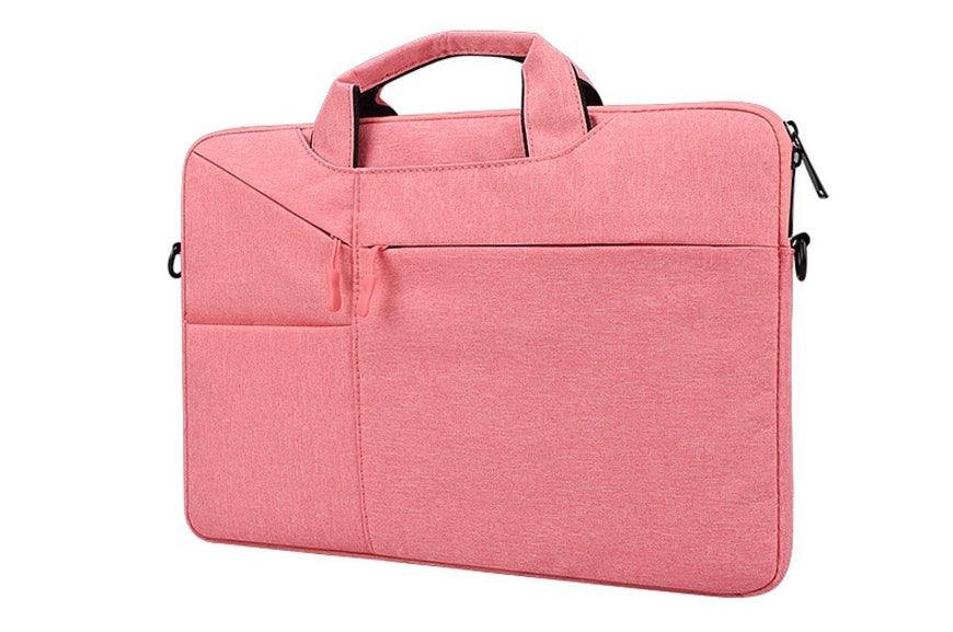 The Latest Casual Business Inner Padded Laptop Bag-Pink - Obeezi.com