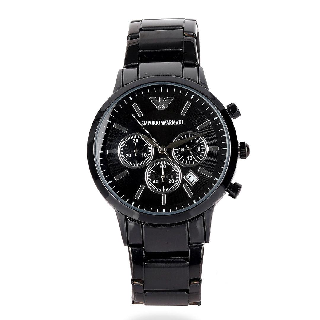 Timeless Black Steel Bracelet Watch - Obeezi.com