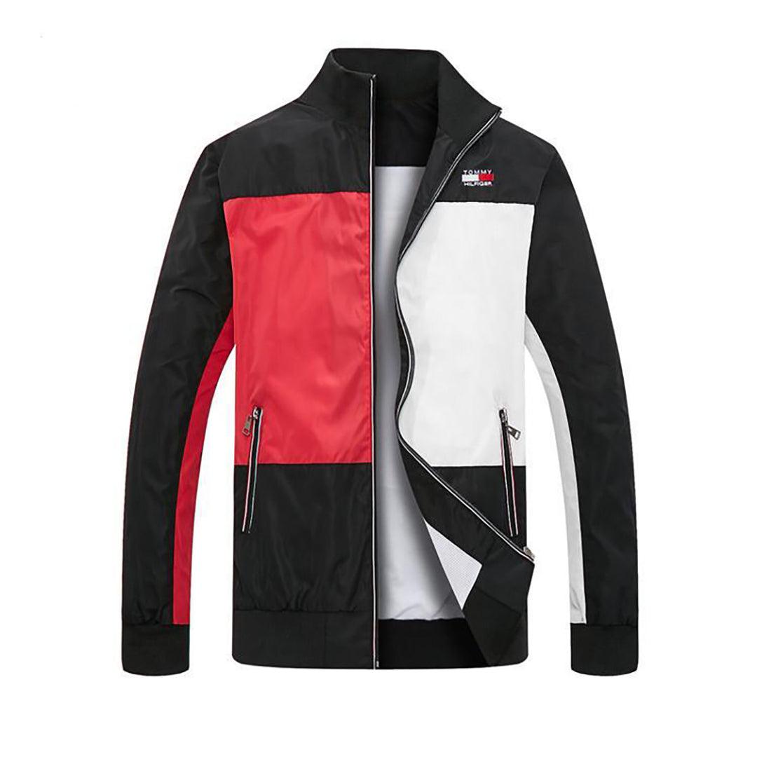 Tom Full Block Color Lightweight Zip Jacket - Obeezi.com
