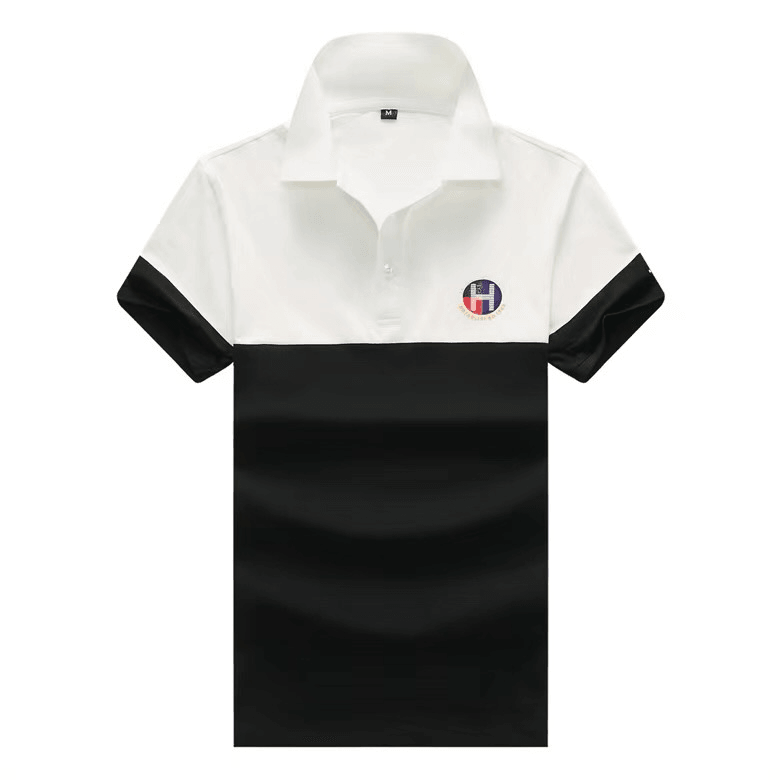 Tommy HF Establishment H5 Designed Logo Polo Shirt- White - Obeezi.com