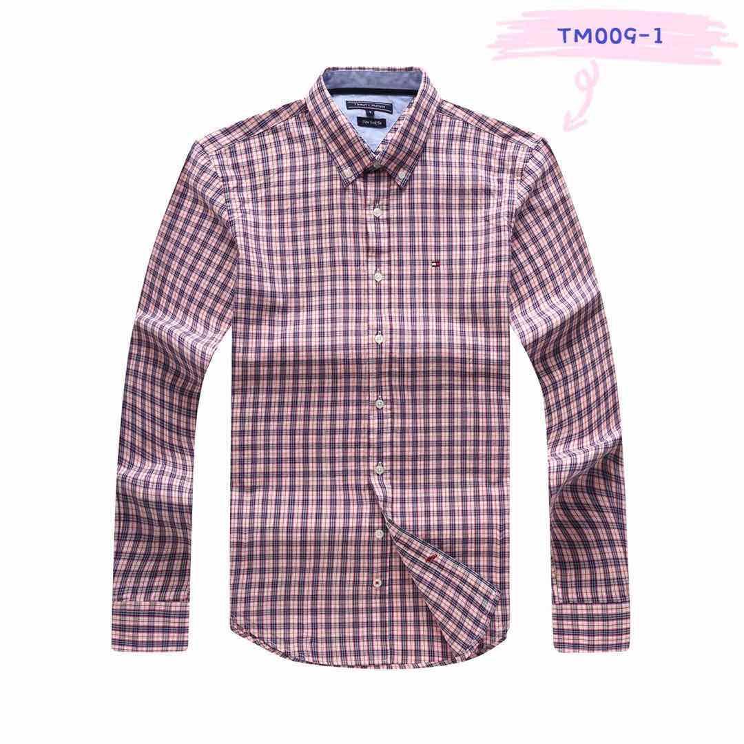 Tommy Hilfiger Mini Logo Designed Pink Long Sleeve Shirt - Obeezi