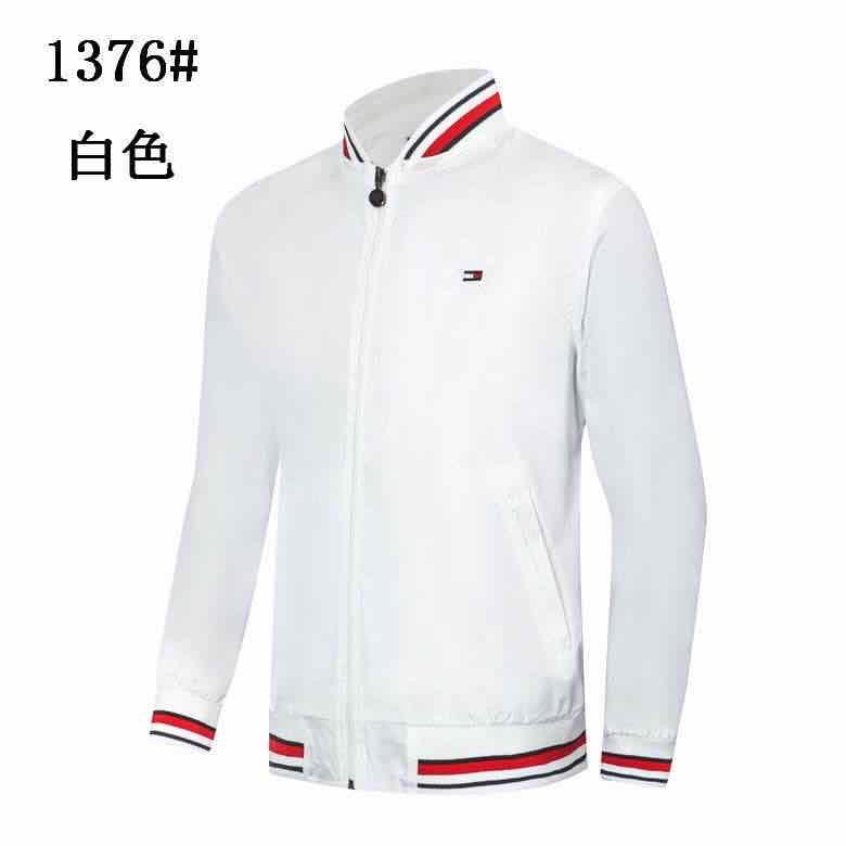 Tommy Hilfiger Multi Collar Strap White Tracksuit - Obeezi