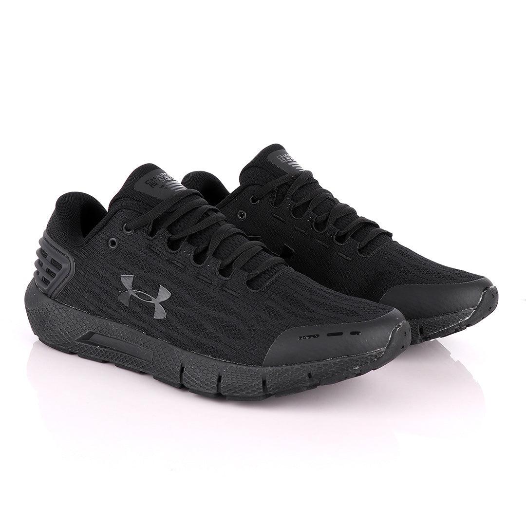 UA Ultra Charged Rouge Black Sneakers - Obeezi